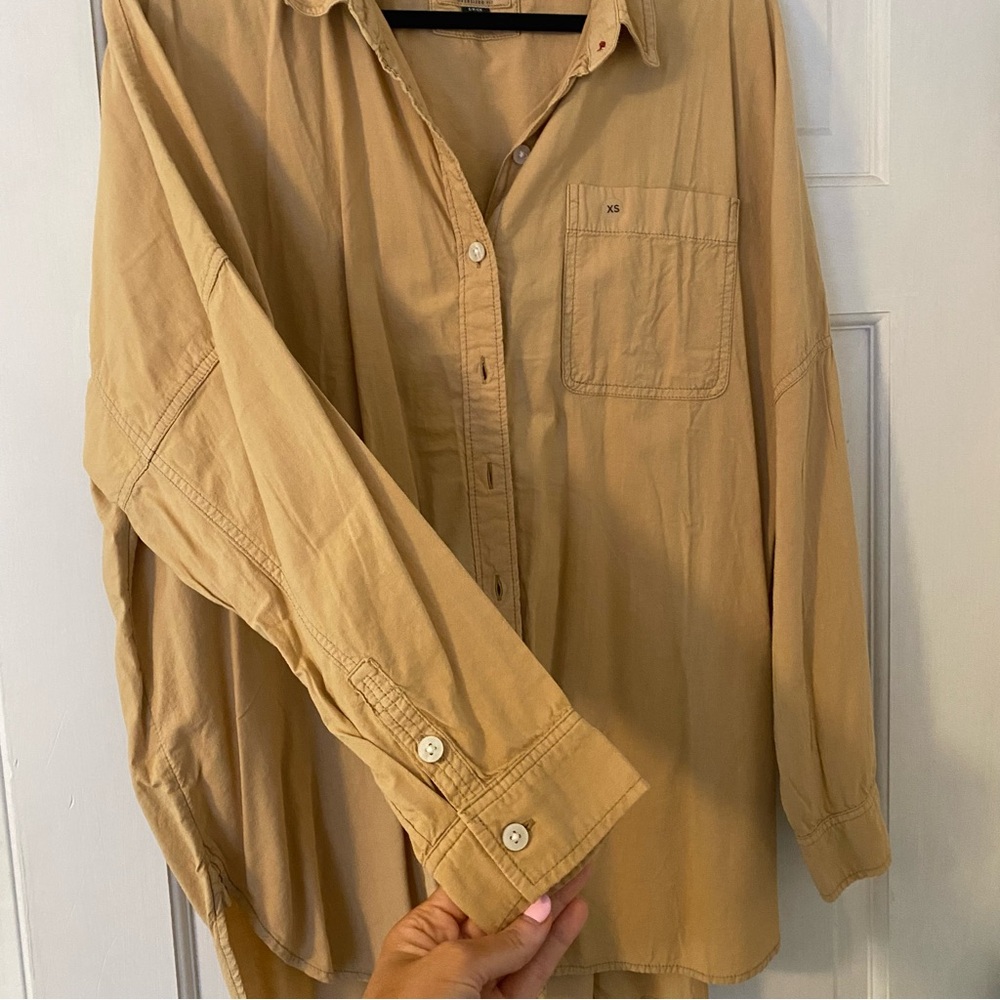 American Eagle Outfitters - Go Big Oversized Shirt - Size Small - Picture 5 of 7